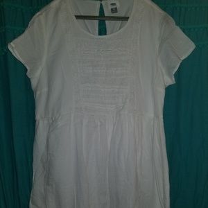 XL Old Navy white linen dress